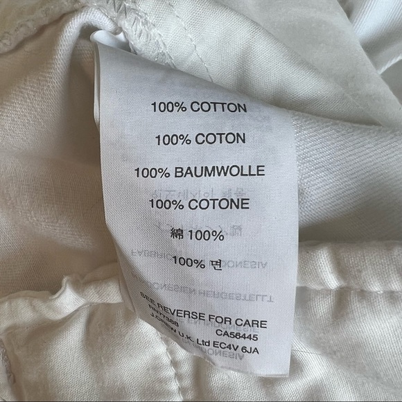 ⭐️ J Crew White Chino 6” Inseam Short Size 10 - Picture 11 of 12